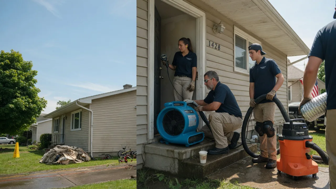 Water Damage Restoration in Burkettsville, OH near me